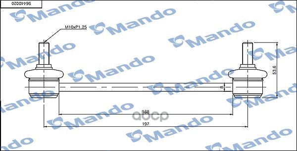 СТОЙКА СТАБИЛИЗАТОРА CHEVROLET MSC010099 Mando арт. msc010099