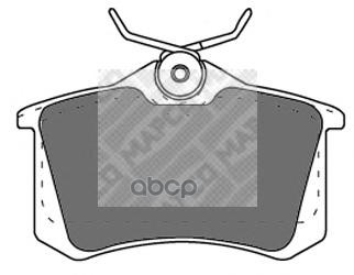 Колодки тормозные дисковые задние к-т VW GOLF IV (1J1)  AUDI A4 B7 (8EC) Mapco арт. 6302