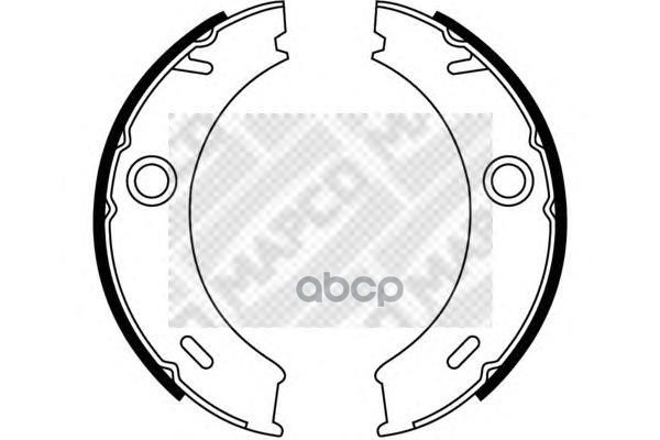 Колодки Тормозные Дисковые Задние  К-Т Vw Lt 28-46 Ii Фургон (2Da  2Dd  2Dh) 2.5 Tdi Mapco арт. 8855