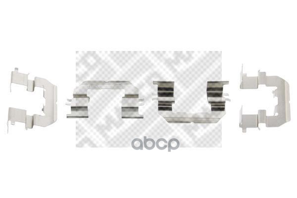 Комплект монтажный торм. колодок KIA RIO II (JB) 1.4 16V  HYUNDAI ACCENT III (MC) 1.4 GL Mapco арт. 9321