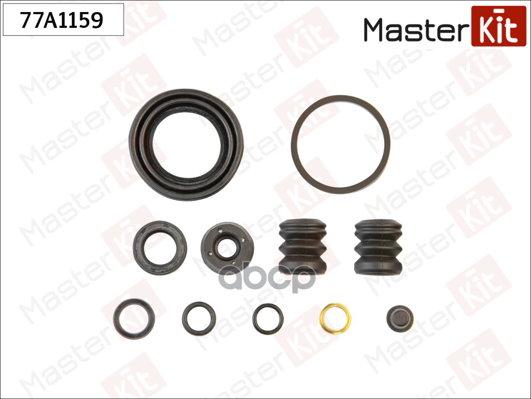 Ремкомплект тормозного суппорта VW PASSAT (3A2, 35I) 1988 - 1997, Peugeot 405 II (4B) 1992 MasterKit арт. 77A1159