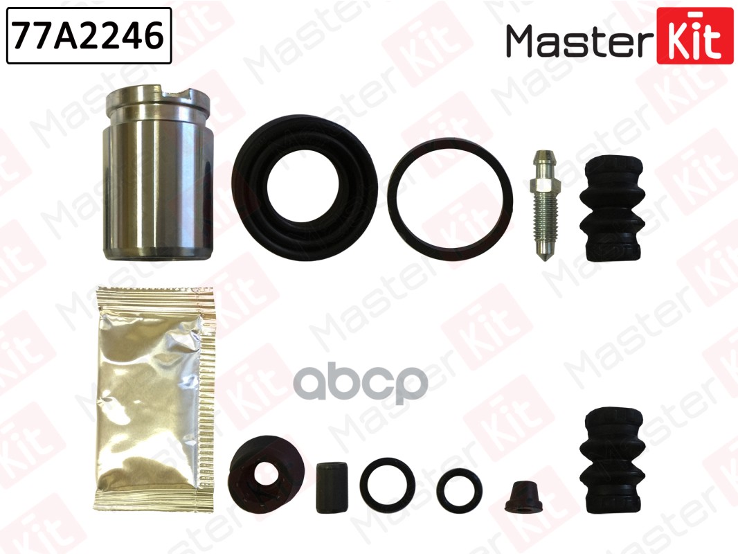 Ремкомплект тормозного суппорта+поршень SMART FORFOUR  01-04-, MITSUBISHI COLT VI 77A2246 MasterKit арт. 77A2246