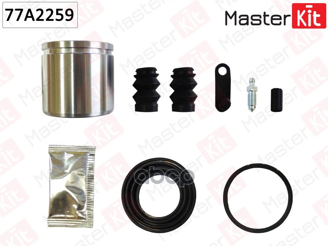 77A2259 Ремкомплект тормозного суппорта + поршень Peugeot 206 CC (2D) 2000 -  Renault KANGOO (KC0/1_ MasterKit арт. 77a2259