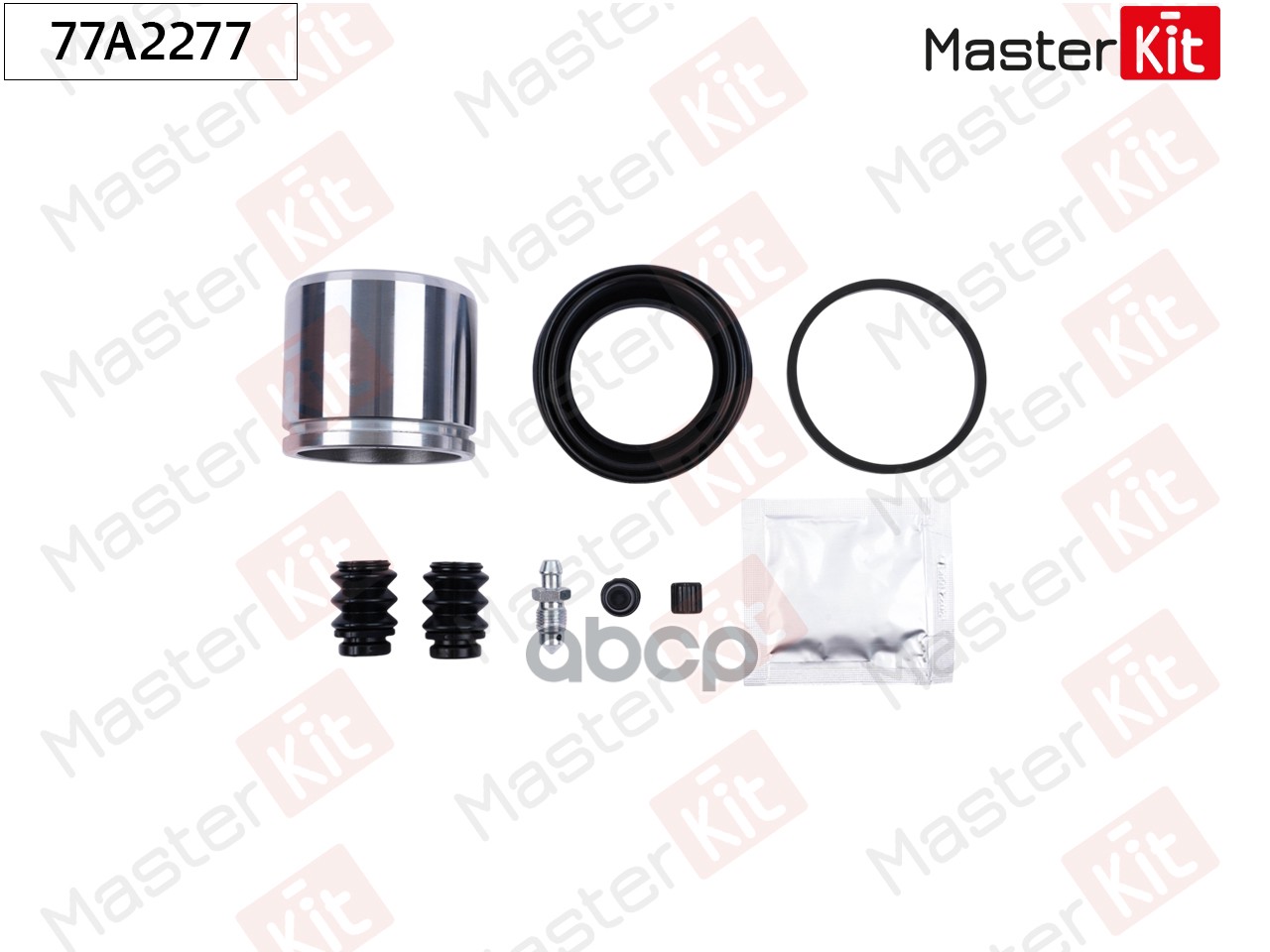 Ремкомплект тормозного суппорта+поршень Kia CERATO (LD) 2004 - 2009 MasterKit арт. 77A2277