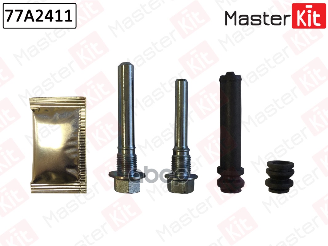 Комплект направляющих тормозного суппорта MAZDA CX-7, MITSUBISHI PAJERO 2000-2006, GRANDIS 2004- 77A2411 MasterKit арт. 77A2411