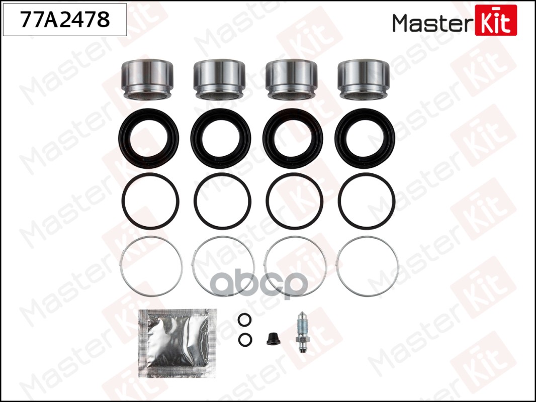 Ремкомплект тормозного суппорта + поршень Toyota 4 RUNNER (_N18_) 1995 - 2002 MasterKit арт. 77A2478