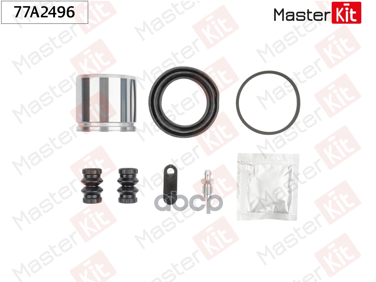 Ремкомплект тормозного суппорта + поршень BMW 1 (E87) 2003 - 2013 MasterKit арт. 77A2496