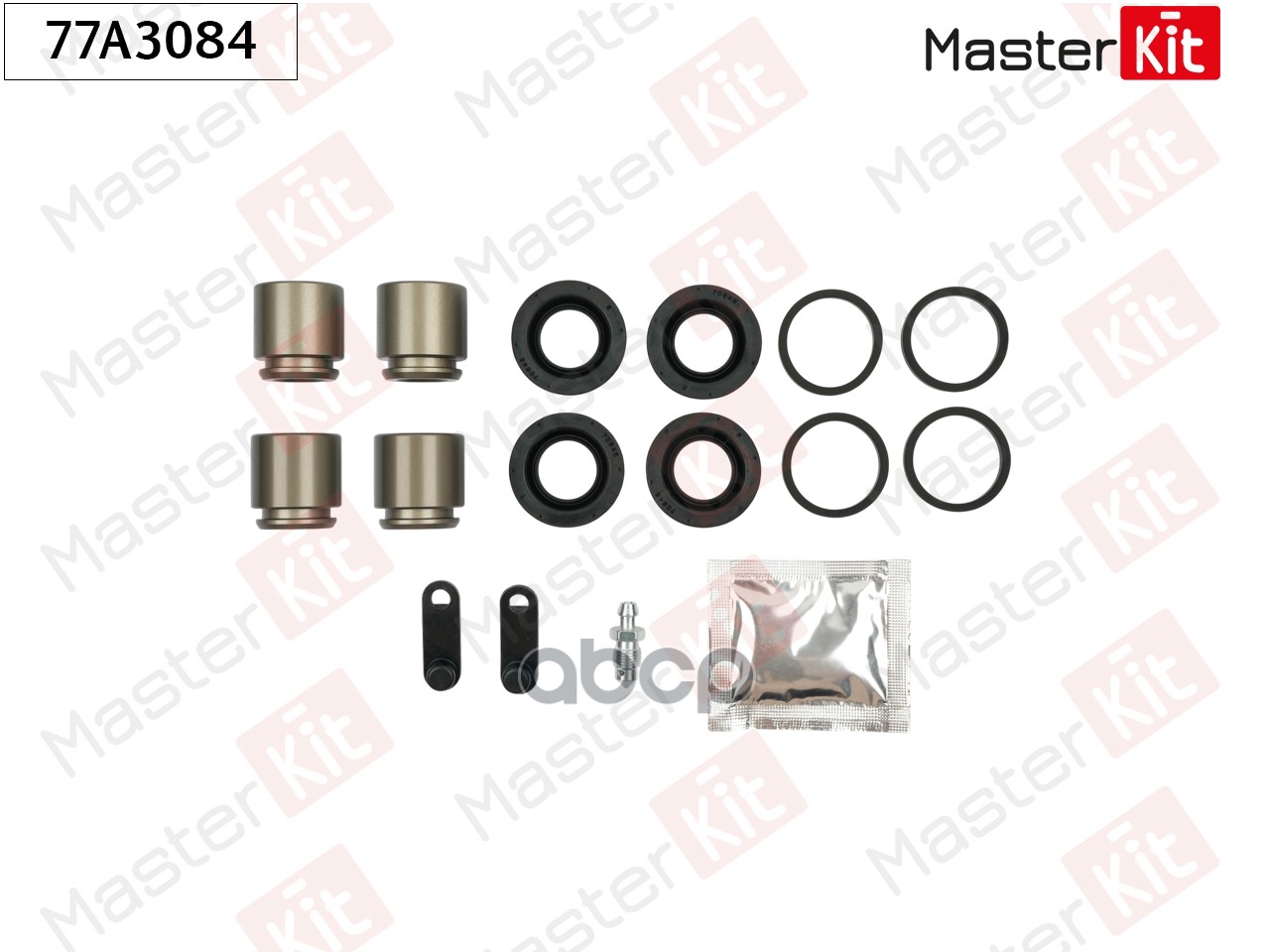 Ремкомплект тормозного суппорта+поршень Audi Q7 (4LB) 2006 - 2016 MasterKit арт. 77A3084