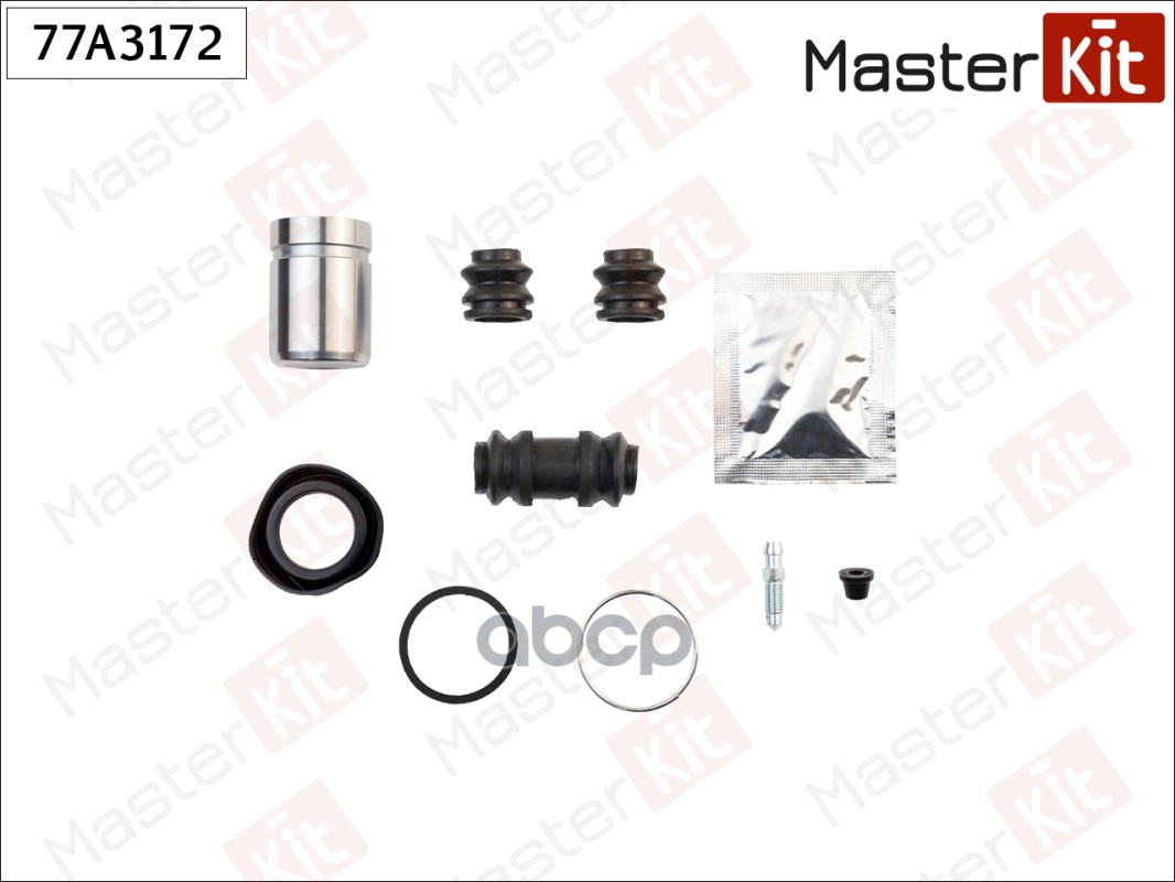 Ремкомплект тормозного суппорта+поршень Toyota PRIUS (_W1_) 2000 - 2004 MasterKit арт. 77A3172