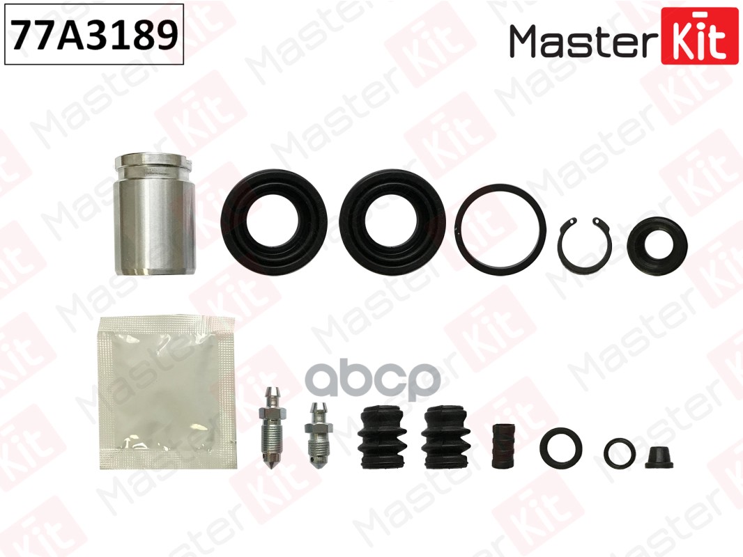 Ремкомплект тормозного суппорта + поршень с механизмом Hyundai ELANTRA (XD) 2000 - 2006, Nis MasterKit арт. 77A3189