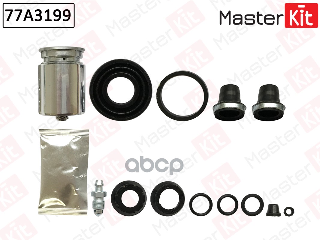 Ремкомплект тормозного суппорта+поршень с механизмом Opel ASTRA H (A04) 2004 - 2014 77A3199 MasterKit арт. 77A3199