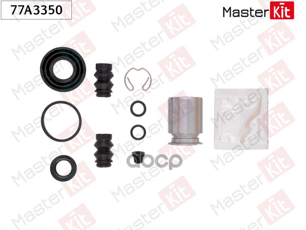 Ремкомплект тормозного суппорта+поршень задний Jaguar X-TYPE (X400) 2001 - 2009 77A3350 MasterKit арт. 77A3350