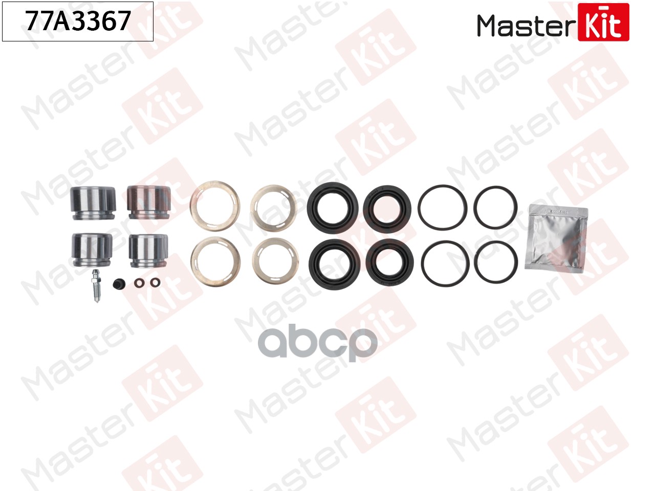 Ремкомплект тормозного суппорта+поршень Mercedes-Benz C-CLASS (W202) 1993 - 2000 MasterKit арт. 77A3367
