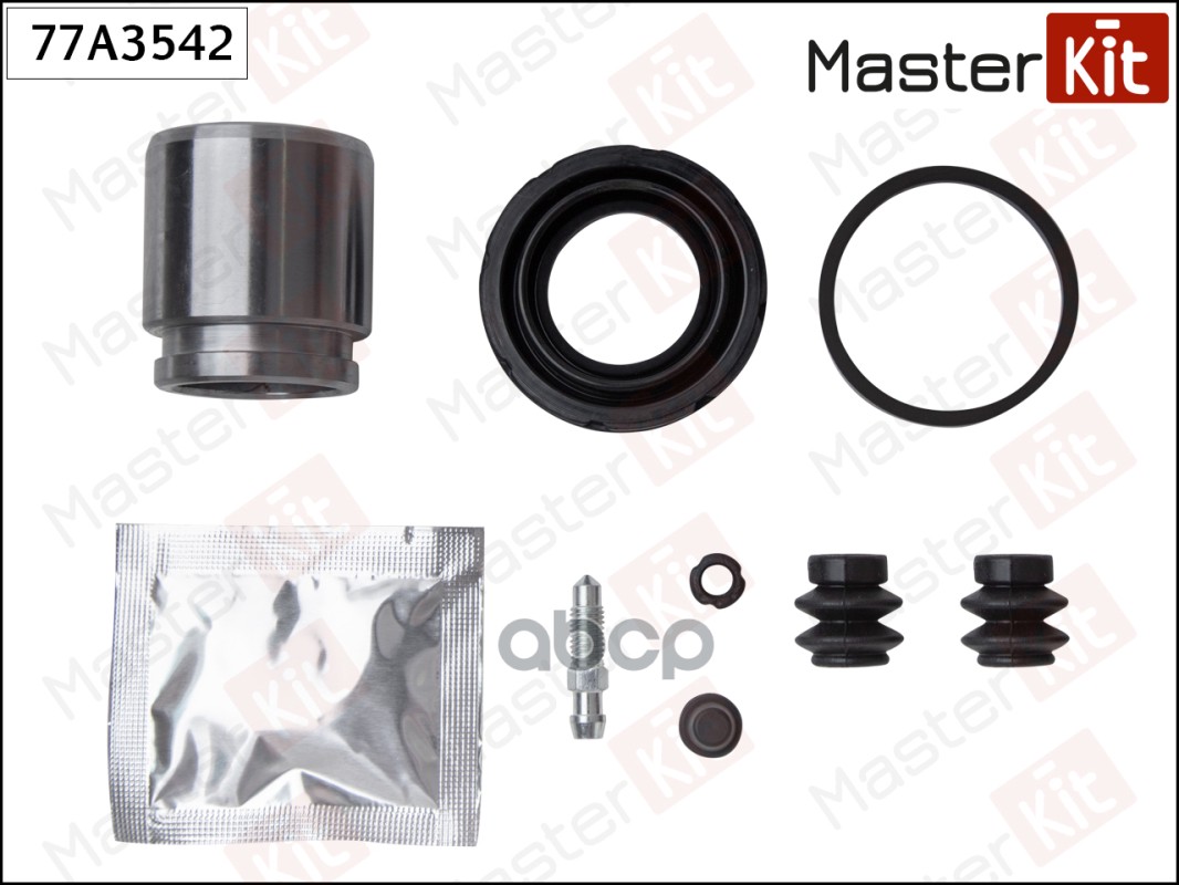 77A3542 Ремкомплект тормозного суппорта + поршень Lexus RX (_U3_) 2003 - 2008  Toyota HARRIER (_U3_) MasterKit арт. 77a3542
