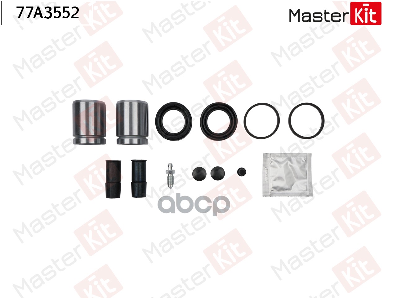 Ремкомплект тормозного суппорта+поршень BMW X5 (E53) 2000 - 2007 MasterKit арт. 77A3552