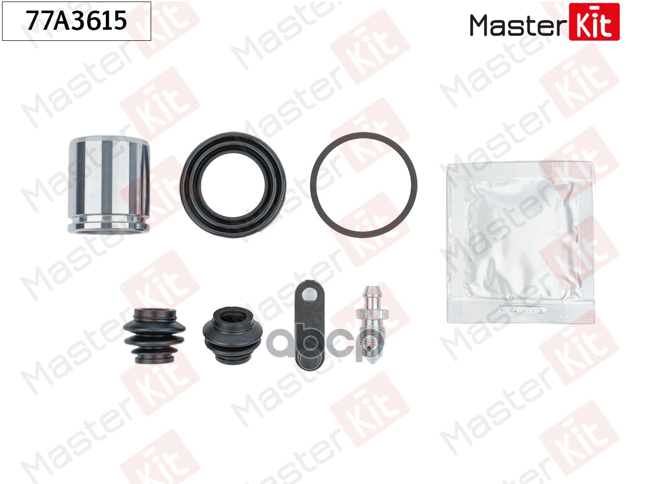 Ремкомплект тормозного суппорта + поршень Hyundai SANTA F? II (CM) 2005 - 2012 77A3615 MasterKit арт. 77A3615