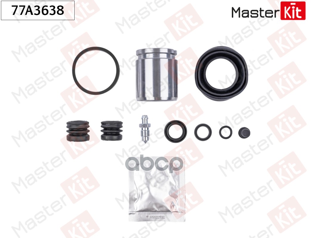 Ремкомплект Тормозного Суппорта+Поршень С Механизмом Audi A8 (4D2, 4D8) 1994 - 2005 77A3638 MasterKit арт. 77A3638