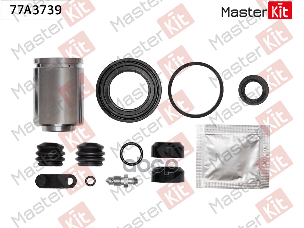 Ремкомплект тормозного суппорта+поршень Nissan NT400 CABSTAR (F24F) 2009 - MasterKit арт. 77A3739