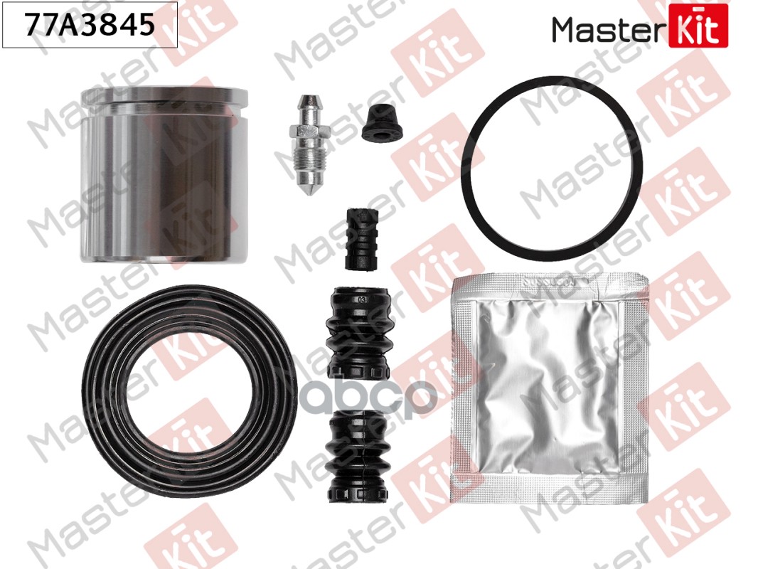 Ремкомплект тормозного суппорта+поршень Nissan MICRA II (K11) 1992 - 2007 MasterKit арт. 77A3845