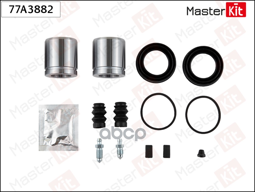 Ремкомплект тормозного суппорта+поршень Jeep GRAND CHEROKEE II (WJ, WG) 1998 - 2005, GRAND MasterKit арт. 77A3882