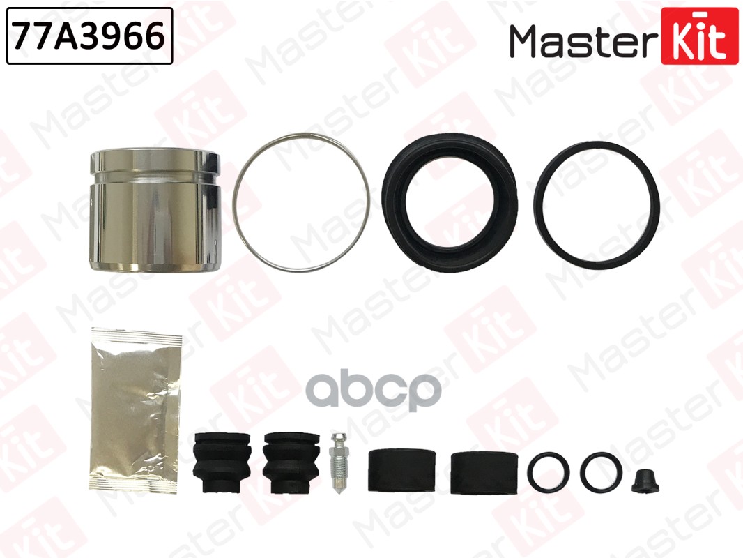 Ремкомплект тормозного суппорта+поршень Kia RIO седан (DC_) 2000 - 2005 MasterKit арт. 77A3966
