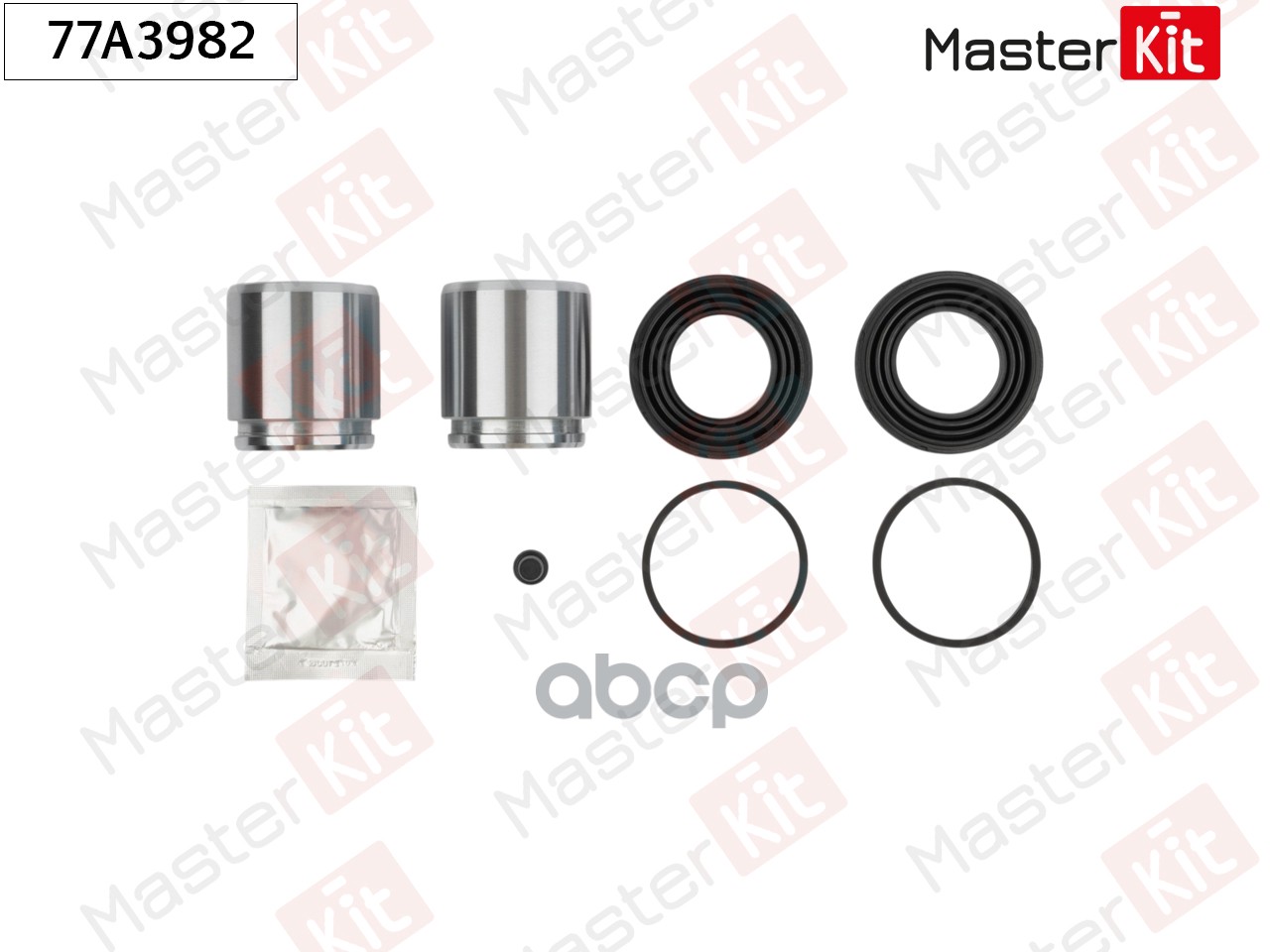 77A3982 Ремкомплект тормозного суппорта+поршень Infiniti QX56 2003 - 2010 MasterKit арт. 77a3982