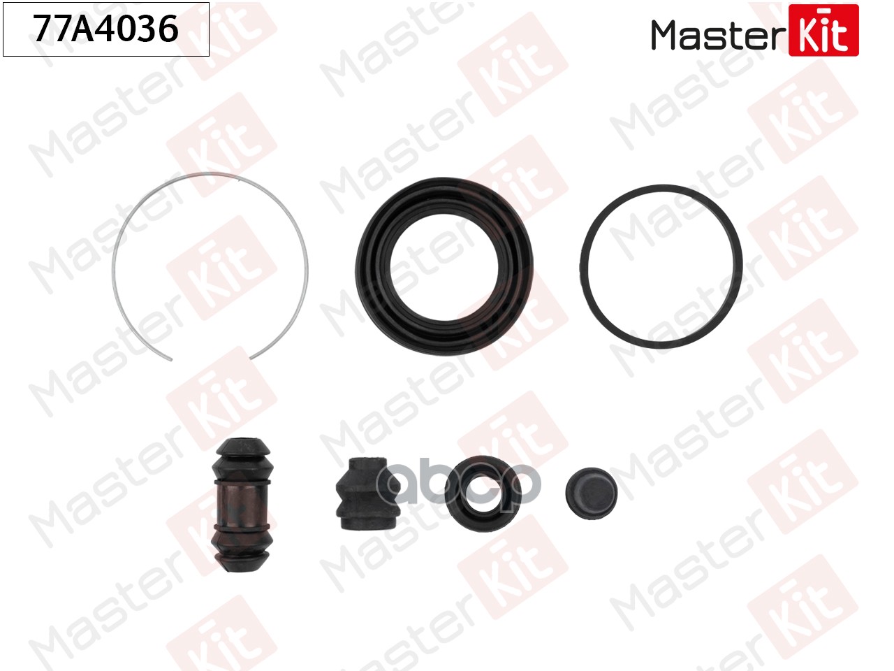 Ремкомплект тормозного суппорта Mazda 626 II (GC) 1982 - 1990 77A4036 MasterKit арт. 77A4036