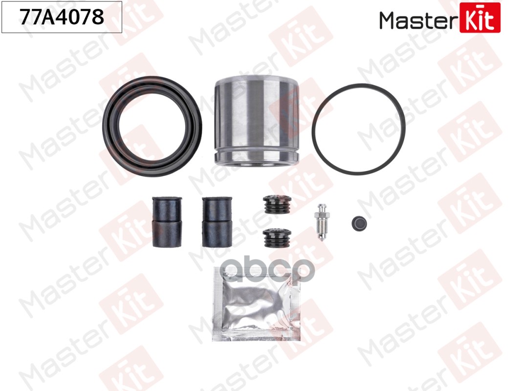 Ремкомплект тормозного суппорта+поршень Kia SEPHIA (FA) 1995 - 1997 MasterKit арт. 77A4078