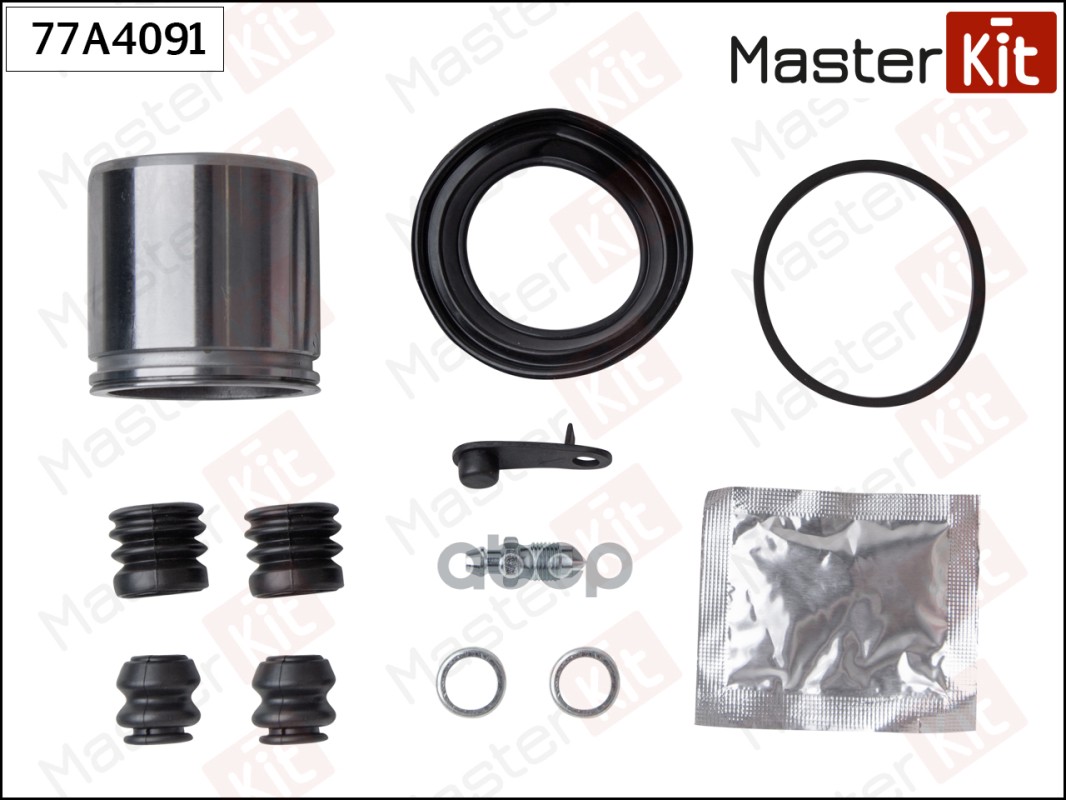 Ремкомплект тормозного суппорта+поршень VOLKSWAGEN TRANSPORTER IV 07-90-04-03 77A4091 MasterKit арт. 77A4091