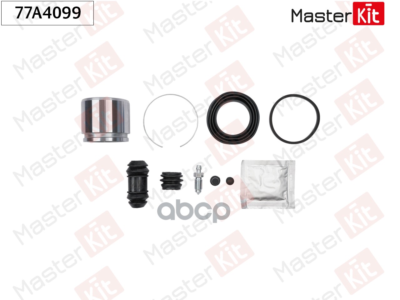 Ремкомплект тормозного суппорта+поршень Subaru IMPREZA седан (GC) 1992 - 2001 MasterKit арт. 77A4099