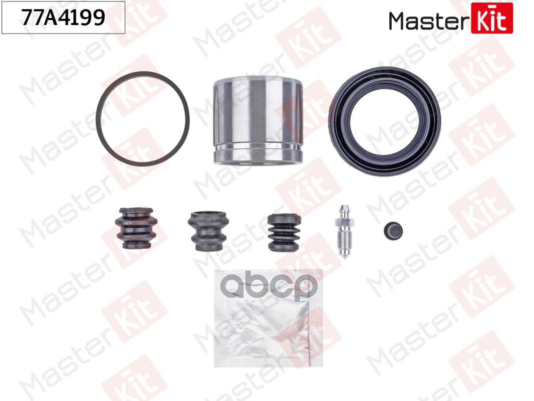 Ремкомплект тормозного суппорта+поршень Subaru IMPREZA универсал (GG) 2000 - 2008 MasterKit арт. 77A4199