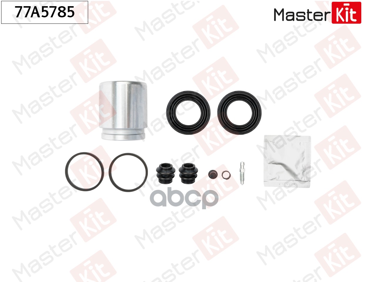 Ремкомплект тормозного суппорта+поршень Toyota RAV 4 IV (_A4_) 2012 - MasterKit арт. 77A5785