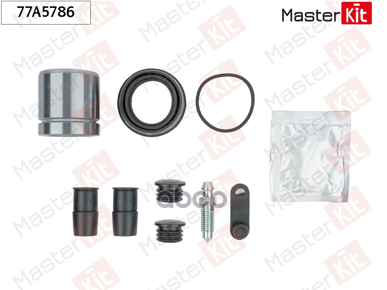 Ремкомплект тормозного суппорта+поршень Renault SANDERO II 2012 - MasterKit арт. 77A5786