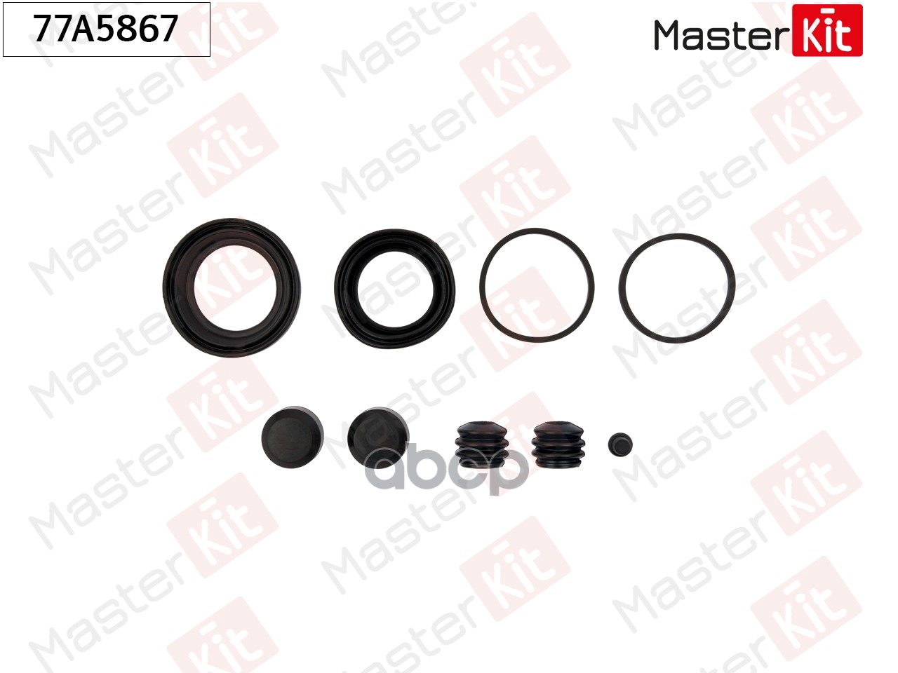 Ремкомплект тормозного суппорта Fiat DUCATO Фургон (250_, 290_) 2006 - 77A5867 MasterKit арт. 77A5867