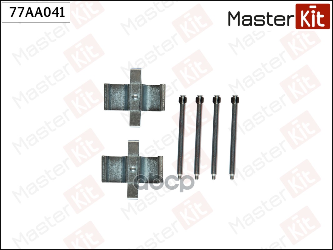 Комплект установочный тормозных колодок MB E-Class(W210) 95-03 MasterKit арт. 77AA041