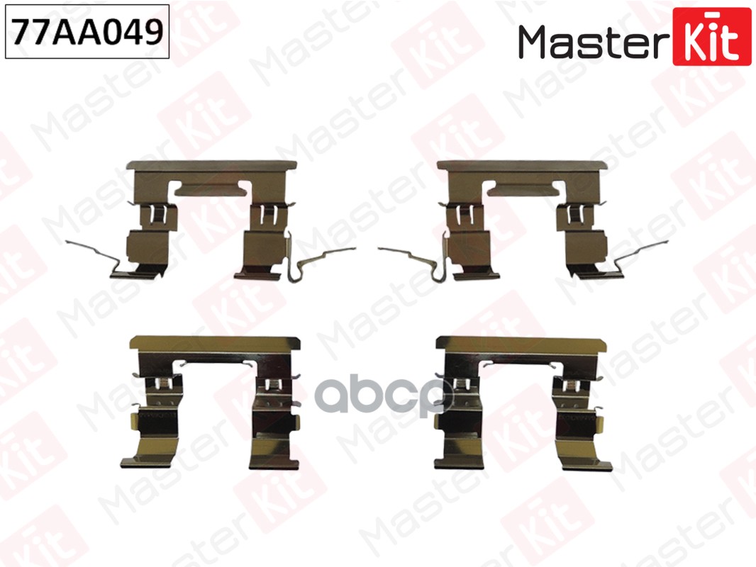 Комплект установочный тормозных колодок Nissan Juke(F15) 10- MasterKit арт. 77AA049