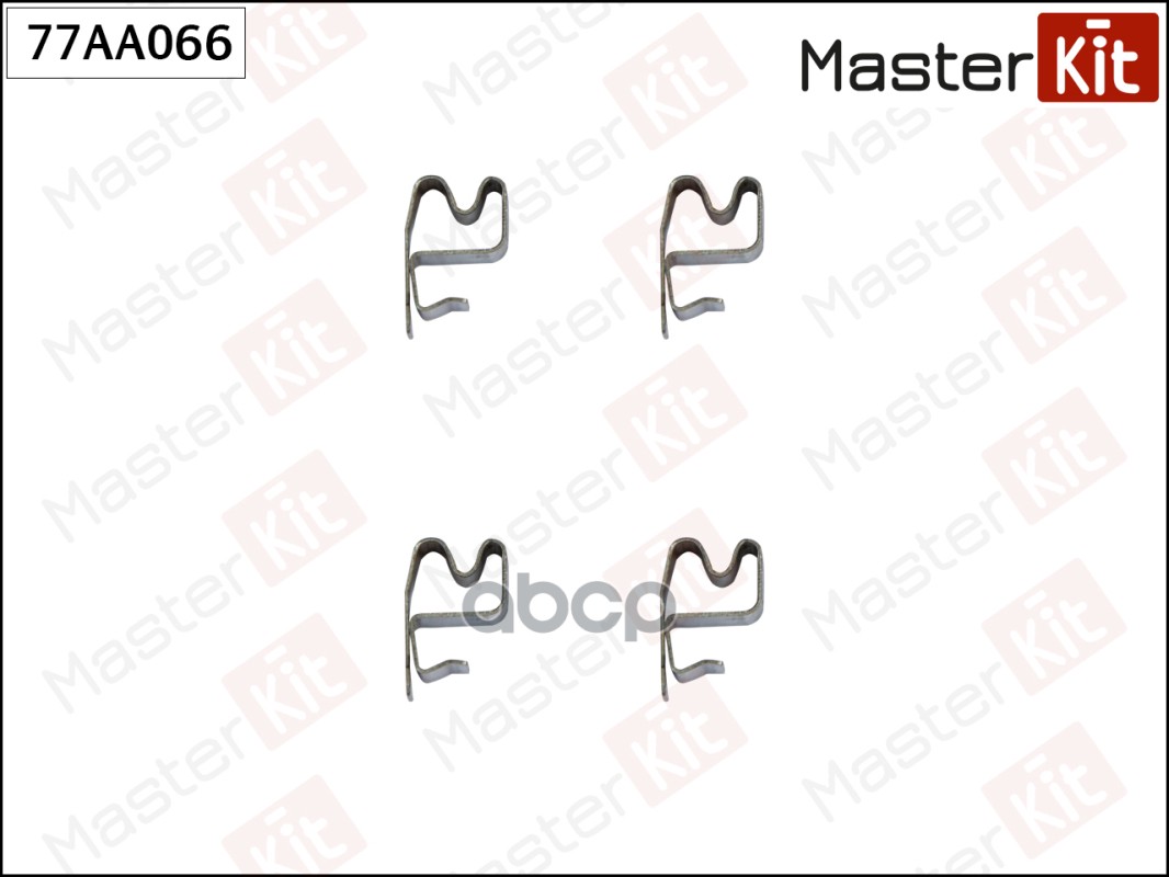 Комплект установочный тормозных колодок MITSUBISHI CARISMA 07.95- 77ACL206 MasterKit арт. 77AA066