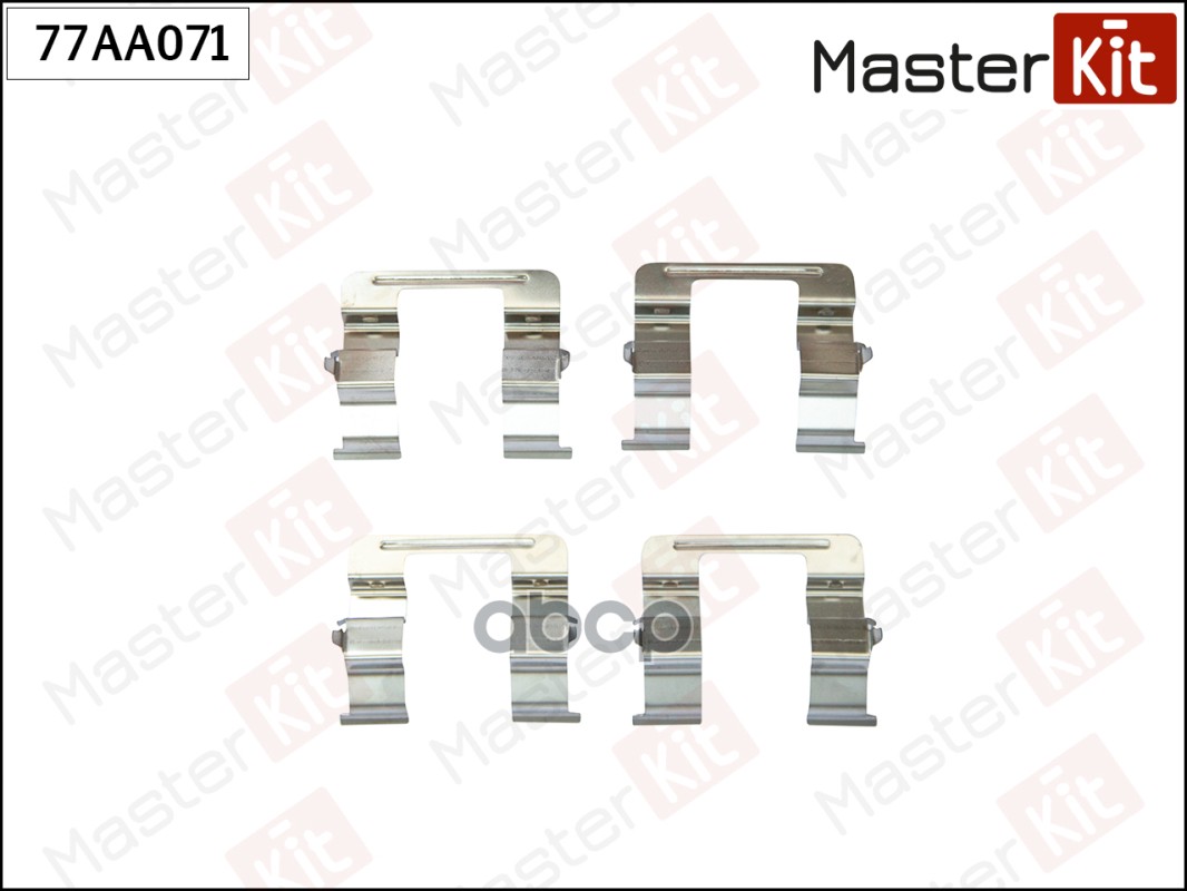 Комплект установочный тормозных колодок Mazda 6 (GG) 2002 - 2008 MasterKit арт. 77AA071