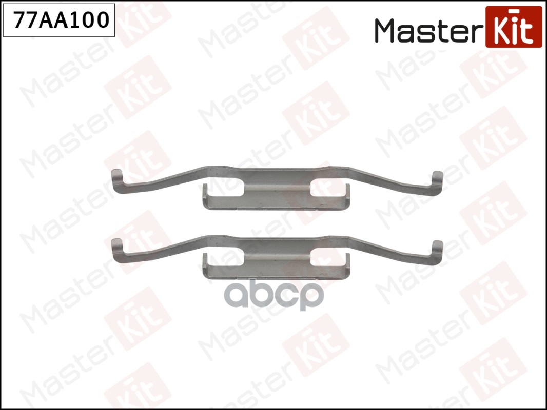 Комплект установочный тормозных колодок Chrysler VOYAGER IV (RG, RS) 1999 - 2008 MasterKit арт. 77AA100