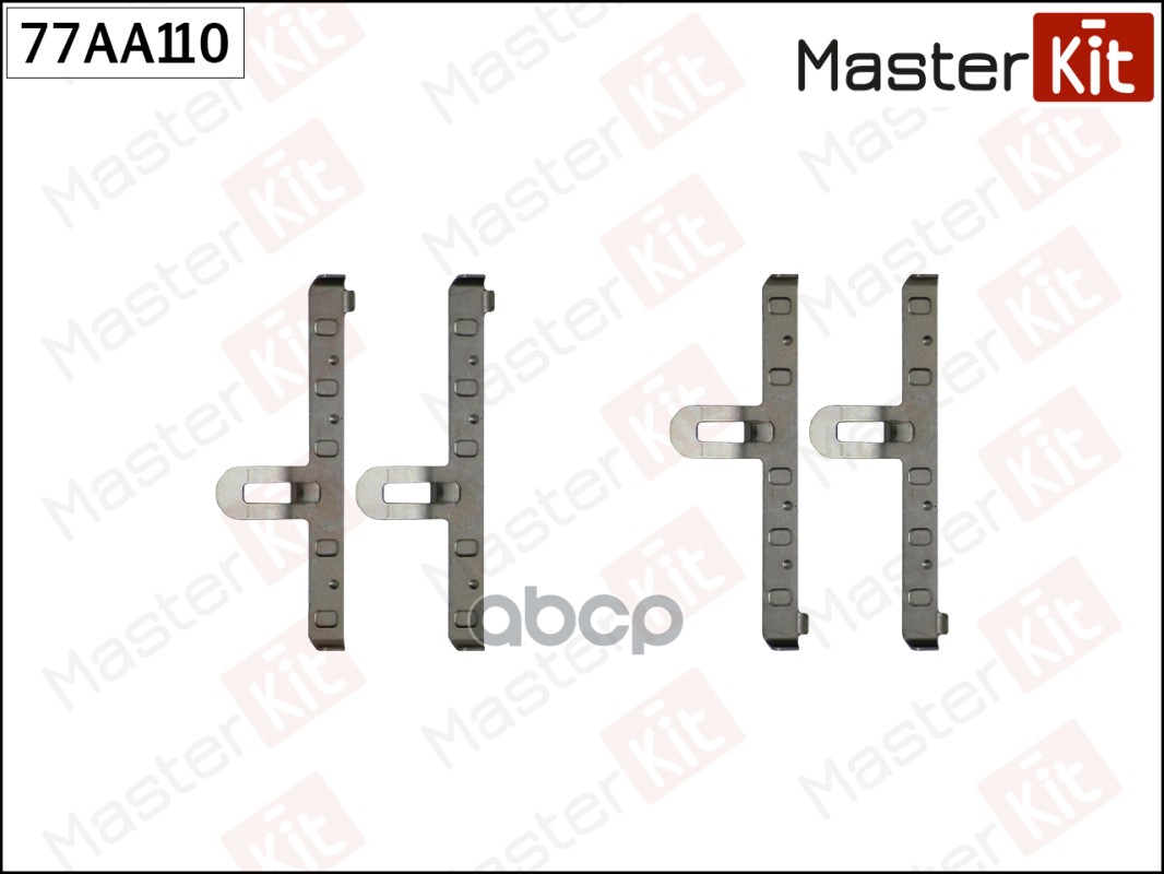 Комплект установочный тормозных колодок VW Passat(3A2,35I),Golf III(1H1) 88-98 MasterKit арт. 77AA110