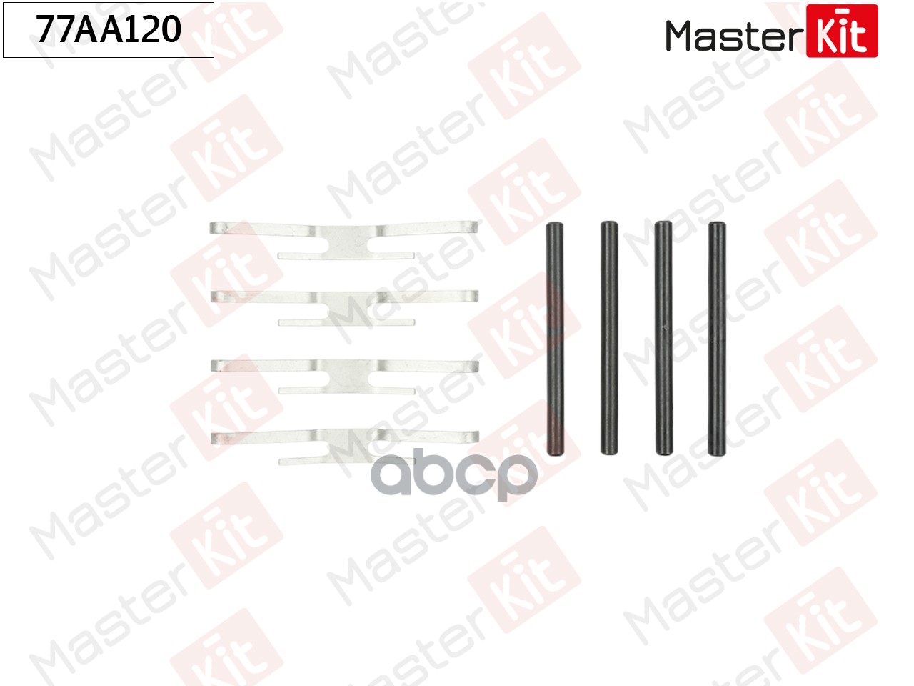 Комплект установочный тормозных колодок Opel Vectra A(J89),Omega A(V87) 86-95 MasterKit арт. 77AA120