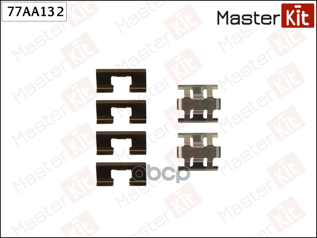 Комплект установочный тормозных колодок Honda Civic VI(EJ,EK) 95-01 MasterKit арт. 77AA132