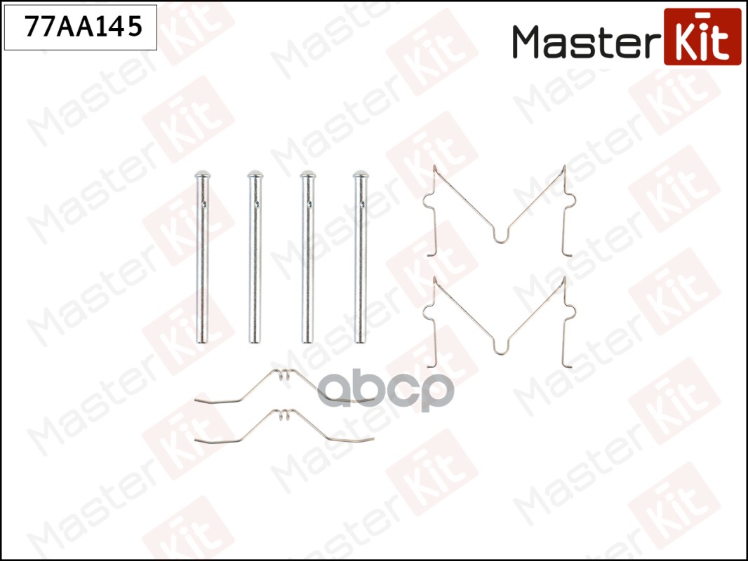 Комплект установочный тормозных колодок Mazda 323 C IV(BG),323 C V(BA) 89-01 MasterKit арт. 77AA145