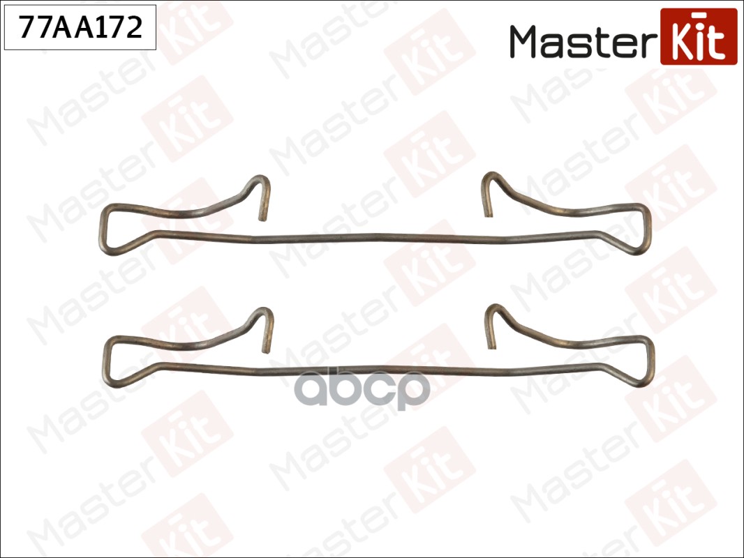 Комплект установочный тормозных колодок Peugeot 5008(0U_,0E_) 09-,Ford Focus III 10- MasterKit арт. 77AA172