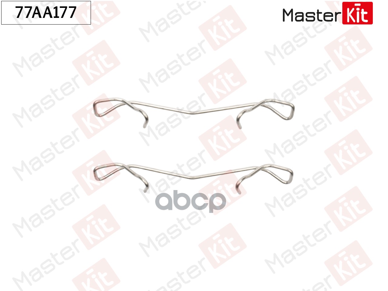 Комплект установочный тормозных колодок Citroen C5 III(RD_) 08-,Nissan Primera(P12) 02- MasterKit арт. 77AA177