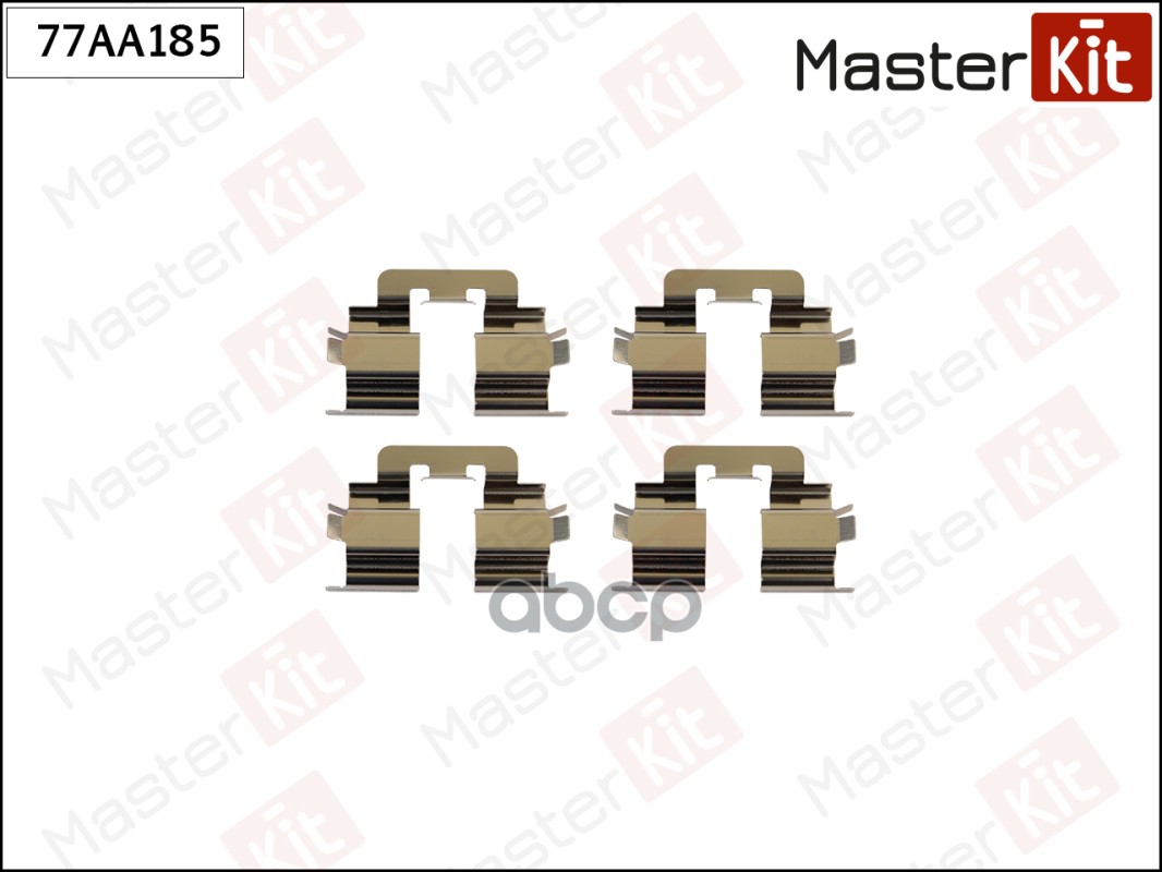 Комплект установочный тормозных колодок MB A-Class(W168) 97-05,Kia Sorento I(JC) 02- MasterKit арт. 77AA185