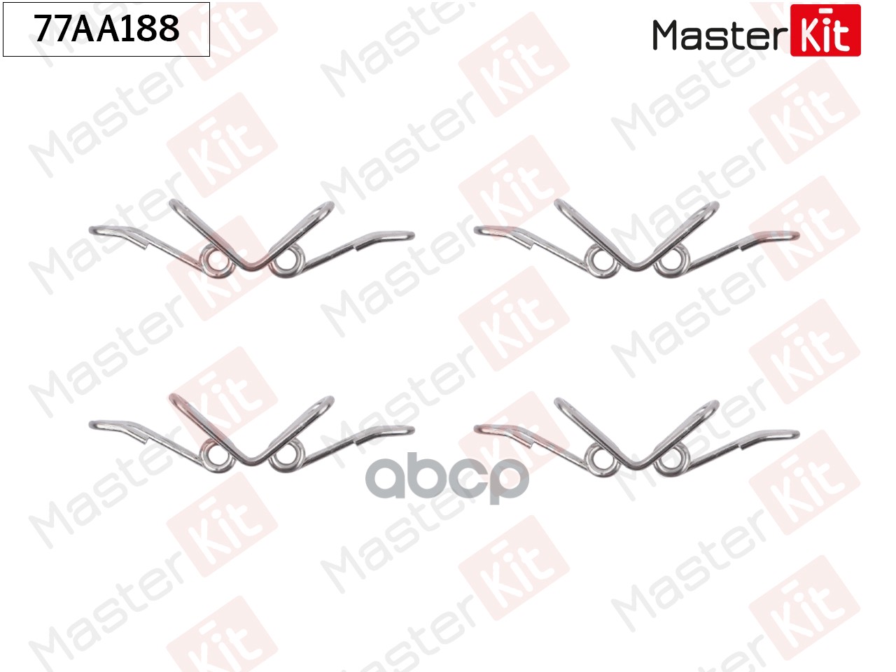 Комплект установочный тормозных колодок Mercedes-Benz SPRINTER 3-t Фургон (903) 1995 - 2006 77AA188 MasterKit арт. 77AA188