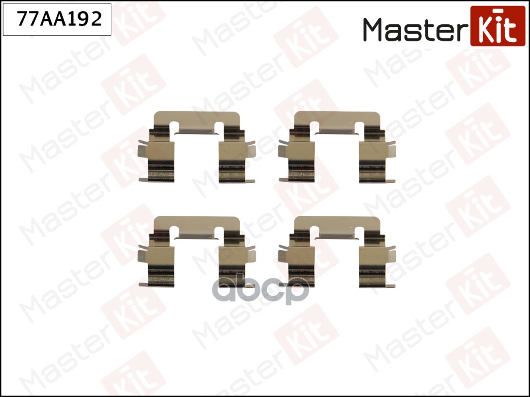 Комплект установочный тормозных колодок Toyota COROLLA (_E11_) 1997 - 2002 MasterKit арт. 77AA192