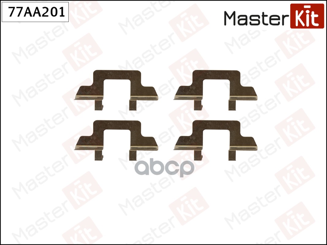 Ремкомплект Крепления Тормозных Колодок | Перед Прав/Лев | MasterKit арт. 77AA201