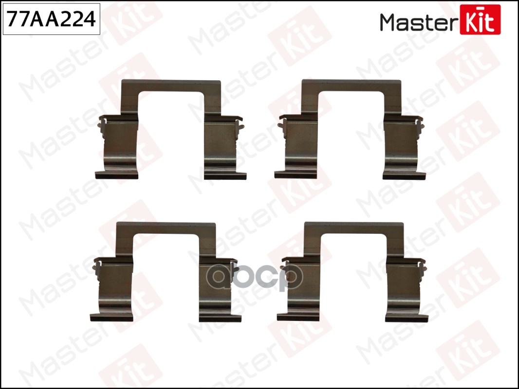 Комплект установочный тормозных колодок OPEL FRONTERA 03-92-09-02, ISUZU TROOPER 08-91-07- 77AA224 MasterKit арт. 77AA224
